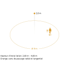 Steinel - Hublot RS PRO LED T27 Avec Détecteur 3000K