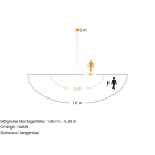 Nordlux - MOLLI, Lampadaire, Noir-Opal, IP20, E14,