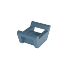 Unex - Embases berceau détectables intérieur bleu U62X