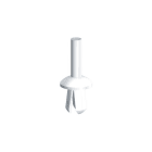Unex - Rivets plastique naturel Ø3 x 6 U60X