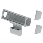 Unex - Boîtier mobilier 4 appareillages montage mobile gris RAL7035 U24X