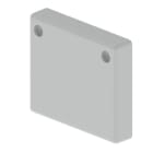 Unex - Embout de fermeture gris RAL7035 60x75 U23X