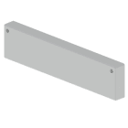 Unex - Embout de fermeture gris RAL7035 60x300 U23X
