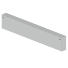 Unex - Embout de fermeture gris RAL7035 60x400 U23X