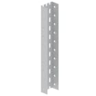 Unex - Profil U prépercé gris RAL7035 0,25 m AISI 304