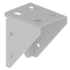 Unex - Gousset oméga prépercé gris RAL7035 Acier Epoxy