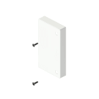 Unex - Embout de fermeture blanc RAL9010 60x110 U24X