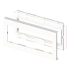 Unex - Cadre pour appareillages blanc RAL9010 90 U24X