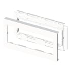Unex - Cadre pour appareillages blanc RAL9010 130 U24X