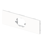 Unex - Plaque 1 appareillage universel blanc RAL9010 U24X