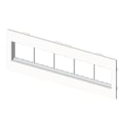 Unex - Plaque 5 appareillages Mosaic blanc RAL9010 U24X