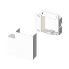 Unex - Angle plat blanc RAL9010 20x50 U24X