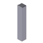 Unex - Embout de fermeture couleur alu 16x100 U24X
