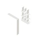 Unex - Dérivation moulure blanc RAL9010 16x100 U24X