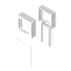 Unex - Adaptateur 1 appareillage Saillie Legrand blanc RAL9010 U24X