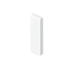 Unex - Embout de fermeture blanc RAL9010 50x170 U24X