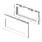 Unex - Adaptateur 3 appareillages Mosaic blanc RAL9010 80 U24X