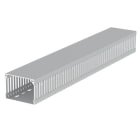 Unex - Goulotte de câblage gris RAL7035 60x80 U43X sans halogènes