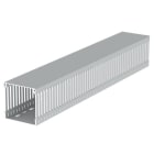 Unex - Goulotte de câblage gris RAL7035 80x80 U43X sans halogènes