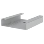Unex - Chemin de câbles fond perforé gris RAL7035 100x400 U23X