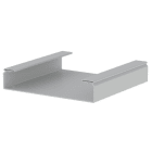 Unex - Chemin de câbles fond plein gris RAL7035 100x500 U23X