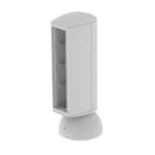 Unex - Colonnette 4 appareillages gris RAL7035 65 U24X