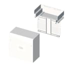 Unex - Boîte de connexion et dérivation blanc RAL9010 40x60 U24X