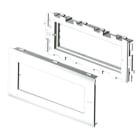 Unex - Adaptateur 3 appareillages Mosaic blanc RAL9010 65 U24X
