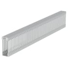 Unex - Goulotte de câblage gris RAL7035 80x30 U43X sans halogènes