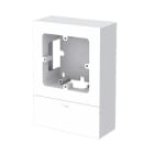 Unex - Adaptateur 1 appareillage universel blanc RAL9010 U24X