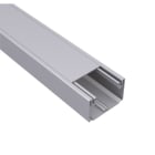 Unex - Goulotte 1 couvercle anodisé gris 50x80 Aluminium