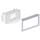 Unex - Adaptateur appareillage DIN couleur alu 65 U24X