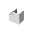 Unex - Angle plat gris RAL7035 40x40 U24X