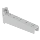 Unex - Support horizontal isolant gris RAL7035 L500 U23X