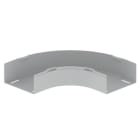 Unex - Coude plat 90° gris RAL7035 100X200 U23X