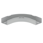 Unex - Coude plat 90° gris RAL7035 60x100 U23X