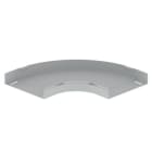 Unex - Coude plat 90° gris RAL7035 60X300 U23X