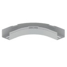 Unex - Coude plat 90° gris RAL7035 60x75 U23X