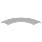 Unex - Couvercle coude plat 90° gris RAL7035 L100 U23X