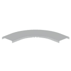 Unex - Couvercle coude plat 90° gris RAL7035 L100 U23X