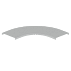 Unex - Couvercle coude plat 90° gris RAL7035 L150 U23X