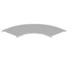 Unex - Couvercle coude plat 90° gris RAL7035 L200 U23X