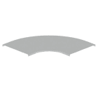 Unex - Couvercle coude plat 90° gris RAL7035 L300 U23X