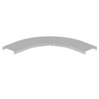 Unex - Couvercle coude plat 90° gris RAL7035 L75 U23X