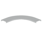 Unex - Couvercle coude plat 90° gris RAL7035 L75 U23X
