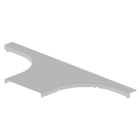 Unex - Couvercle dérivation T gris RAL7035 L200 U23X