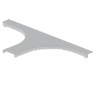 Unex - Couvercle dérivation T gris RAL7035 L75 U23X