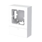 Unex - Adaptateur 1 appareillage universel blanc RAL9010 U42X sans halogènes