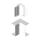 Unex - Angle intérieur blanc RAL9010 10x22 U42X sans halogènes