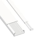 Unex - Moulure sans cloison blanc RAL9010 20x50 U43X sans halogènes